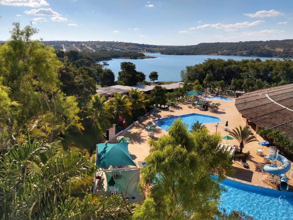 Enseada Nautico Apart Flat I Vista Para O Lago Corumba 카우다스노바스 외부 사진
